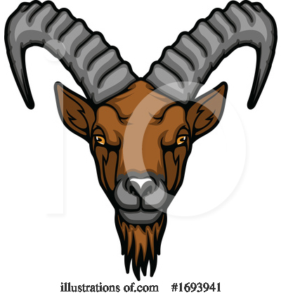 Goat Clipart #1693941 by Vector Tradition SM