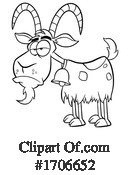 Goat Clipart #1706652 by Hit Toon