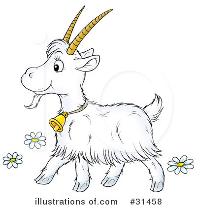 Royalty-Free (RF) Goat Clipart Illustration by Alex Bannykh - Stock Sample #31458