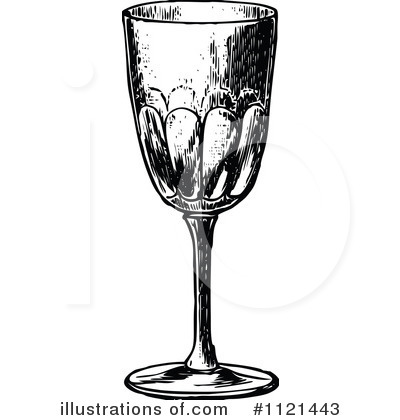 Royalty-Free (RF) Goblet Clipart Illustration by Prawny Vintage - Stock Sample #1121443