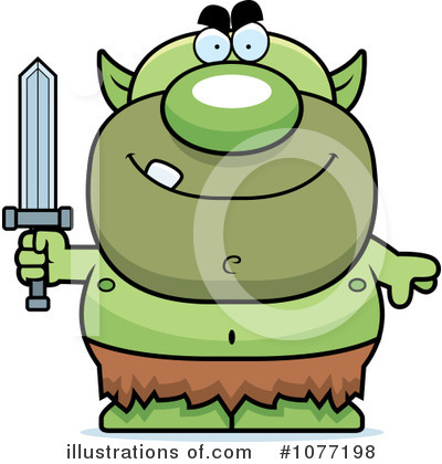 Royalty-Free (RF) Goblin Clipart Illustration by Cory Thoman - Stock Sample #1077198