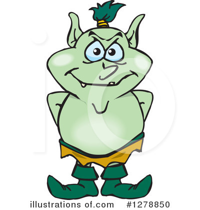 Royalty-Free (RF) Goblin Clipart Illustration by Dennis Holmes Designs - Stock Sample #1278850