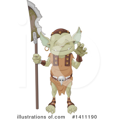 Royalty-Free (RF) Goblin Clipart Illustration by Pushkin - Stock Sample #1411190