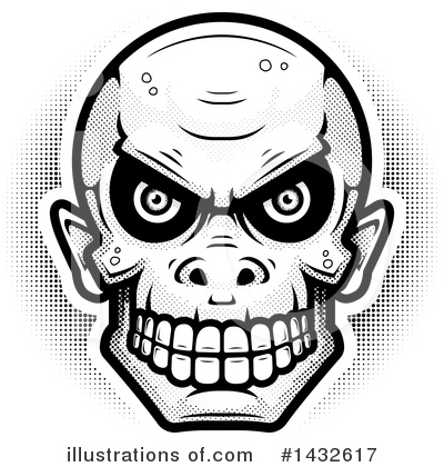 Goblin Skull Clipart #1432617 by Cory Thoman