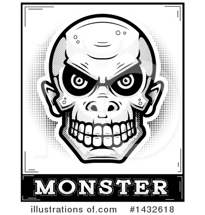 Royalty-Free (RF) Goblin Skull Clipart Illustration by Cory Thoman - Stock Sample #1432618