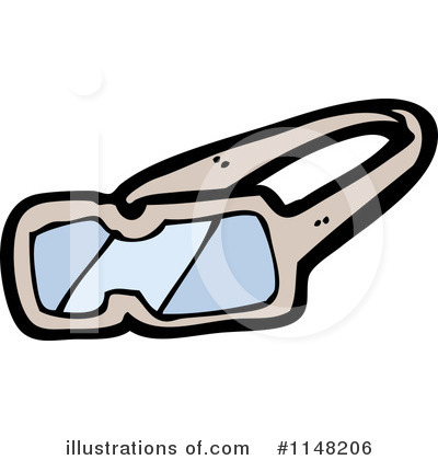 Royalty-Free (RF) Goggles Clipart Illustration by lineartestpilot - Stock Sample #1148206