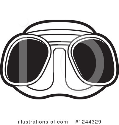 Royalty-Free (RF) Goggles Clipart Illustration by Lal Perera - Stock Sample #1244329