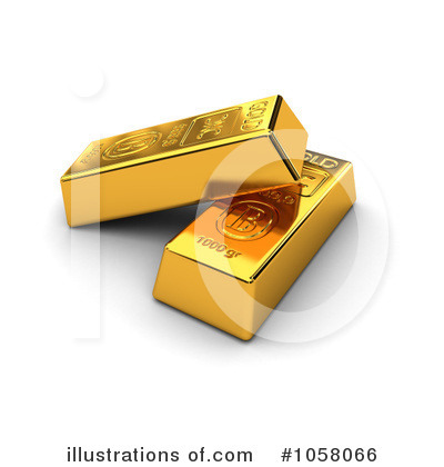 Gold Bars Clipart #1058066 by stockillustrations