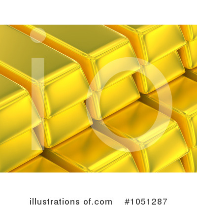 Gold Bars Clipart #1051287 by ShazamImages