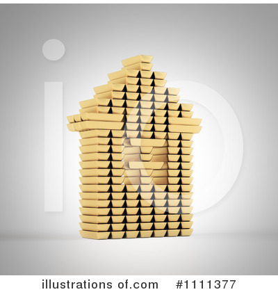 Royalty-Free (RF) Gold Bars Clipart Illustration by Mopic - Stock Sample #1111377