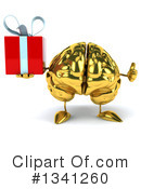 Gold Brain Clipart #1341260 by Julos