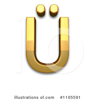 Royalty-Free (RF) Gold Design Element Clipart Illustration by Leo Blanchette - Stock Sample #1105591