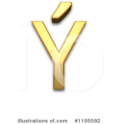 Royalty-Free (RF) Gold Design Element Clipart Illustration by Leo Blanchette - Stock Sample #1105592