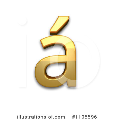 Royalty-Free (RF) Gold Design Element Clipart Illustration by Leo Blanchette - Stock Sample #1105596