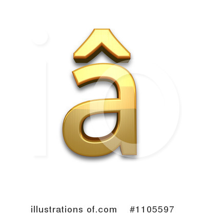 Royalty-Free (RF) Gold Design Element Clipart Illustration by Leo Blanchette - Stock Sample #1105597