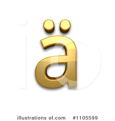 Royalty-Free (RF) Gold Design Element Clipart Illustration by Leo Blanchette - Stock Sample #1105599