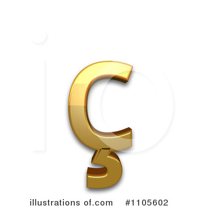 Royalty-Free (RF) Gold Design Element Clipart Illustration by Leo Blanchette - Stock Sample #1105602