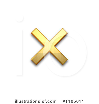 Royalty-Free (RF) Gold Design Element Clipart Illustration by Leo Blanchette - Stock Sample #1105611