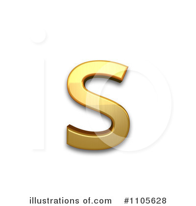 Royalty-Free (RF) Gold Design Element Clipart Illustration by Leo Blanchette - Stock Sample #1105628