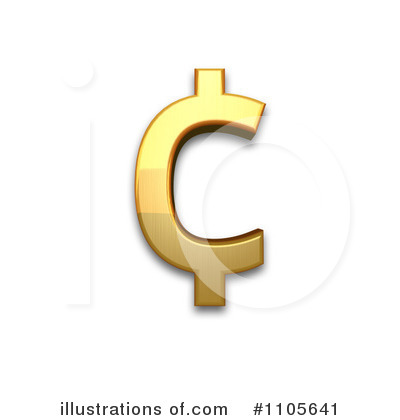Royalty-Free (RF) Gold Design Element Clipart Illustration by Leo Blanchette - Stock Sample #1105641