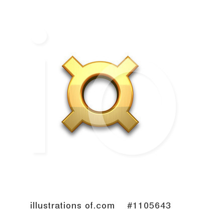 Royalty-Free (RF) Gold Design Element Clipart Illustration by Leo Blanchette - Stock Sample #1105643