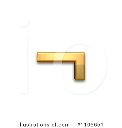 Royalty-Free (RF) Gold Design Element Clipart Illustration by Leo Blanchette - Stock Sample #1105651