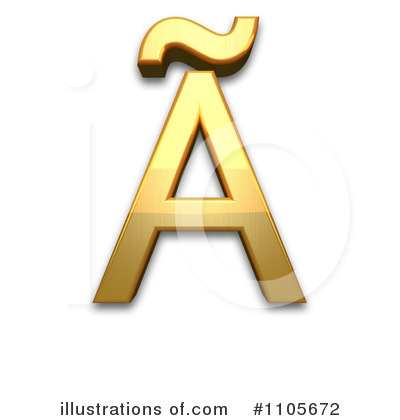 Royalty-Free (RF) Gold Design Element Clipart Illustration by Leo Blanchette - Stock Sample #1105672
