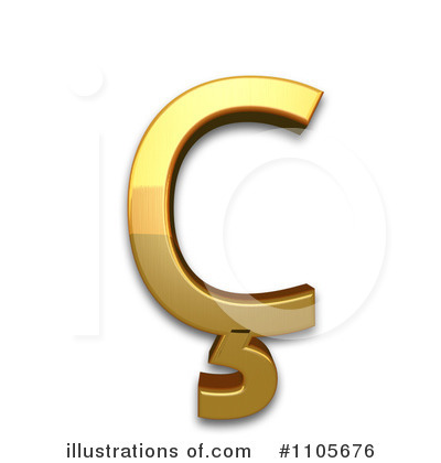 Royalty-Free (RF) Gold Design Element Clipart Illustration by Leo Blanchette - Stock Sample #1105676
