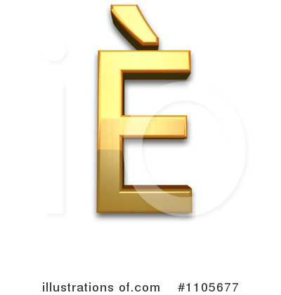 Royalty-Free (RF) Gold Design Element Clipart Illustration by Leo Blanchette - Stock Sample #1105677