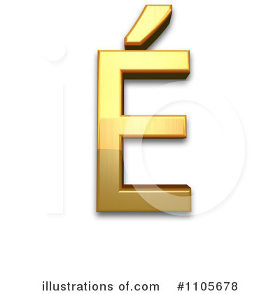 Royalty-Free (RF) Gold Design Element Clipart Illustration by Leo Blanchette - Stock Sample #1105678