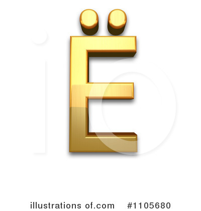 Royalty-Free (RF) Gold Design Element Clipart Illustration by Leo Blanchette - Stock Sample #1105680