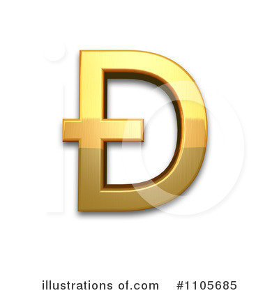 Royalty-Free (RF) Gold Design Element Clipart Illustration by Leo Blanchette - Stock Sample #1105685