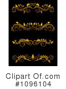 Gold Design Elements Clipart #1096104 by Vector Tradition SM