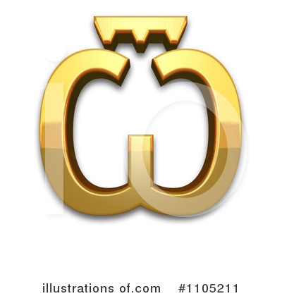 Royalty-Free (RF) Gold Design Elements Clipart Illustration by Leo Blanchette - Stock Sample #1105211