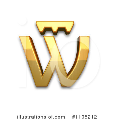 Royalty-Free (RF) Gold Design Elements Clipart Illustration by Leo Blanchette - Stock Sample #1105212