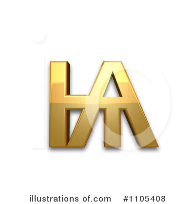 Royalty-Free (RF) Gold Design Elements Clipart Illustration by Leo Blanchette - Stock Sample #1105408