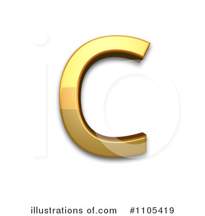 Royalty-Free (RF) Gold Design Elements Clipart Illustration by Leo Blanchette - Stock Sample #1105419