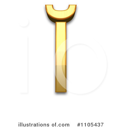 Royalty-Free (RF) Gold Design Elements Clipart Illustration by Leo Blanchette - Stock Sample #1105437