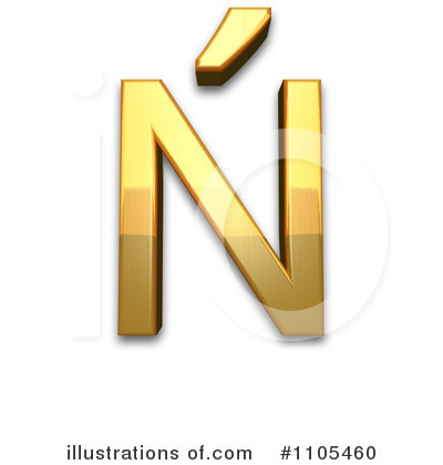 Royalty-Free (RF) Gold Design Elements Clipart Illustration by Leo Blanchette - Stock Sample #1105460