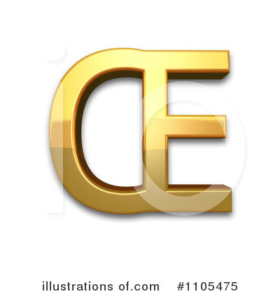 Royalty-Free (RF) Gold Design Elements Clipart Illustration by Leo Blanchette - Stock Sample #1105475
