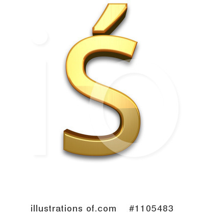 Royalty-Free (RF) Gold Design Elements Clipart Illustration by Leo Blanchette - Stock Sample #1105483