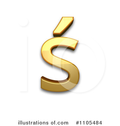 Royalty-Free (RF) Gold Design Elements Clipart Illustration by Leo Blanchette - Stock Sample #1105484