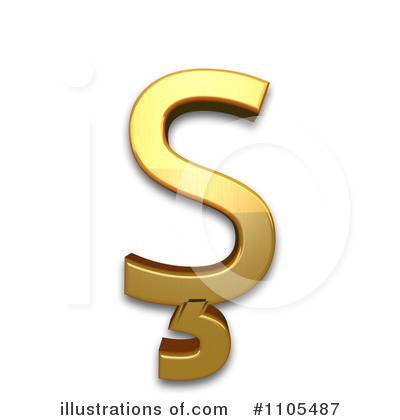 Royalty-Free (RF) Gold Design Elements Clipart Illustration by Leo Blanchette - Stock Sample #1105487