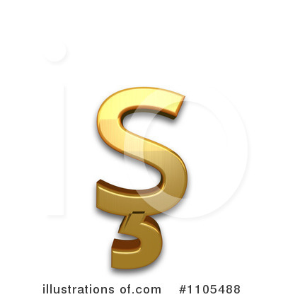 Royalty-Free (RF) Gold Design Elements Clipart Illustration by Leo Blanchette - Stock Sample #1105488
