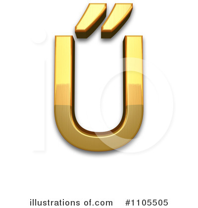 Royalty-Free (RF) Gold Design Elements Clipart Illustration by Leo Blanchette - Stock Sample #1105505