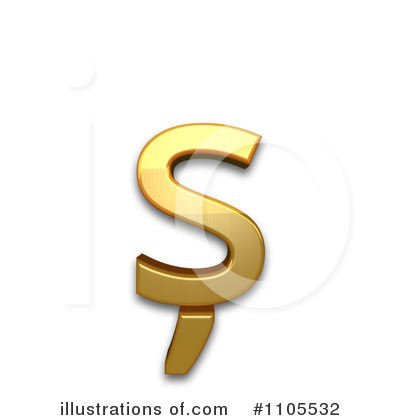 Royalty-Free (RF) Gold Design Elements Clipart Illustration by Leo Blanchette - Stock Sample #1105532