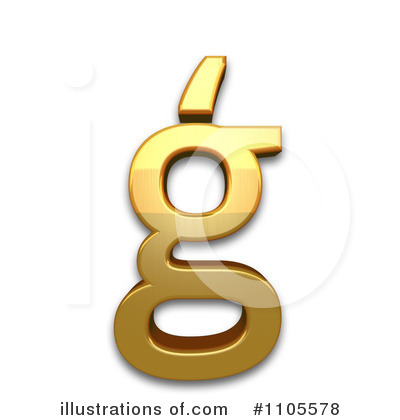 Royalty-Free (RF) Gold Design Elements Clipart Illustration by Leo Blanchette - Stock Sample #1105578