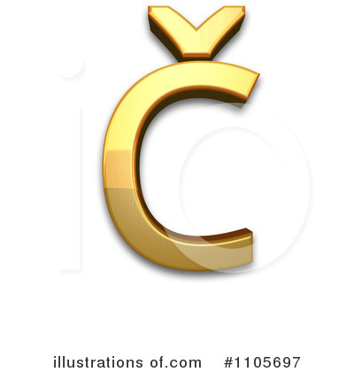 Royalty-Free (RF) Gold Design Elements Clipart Illustration by Leo Blanchette - Stock Sample #1105697