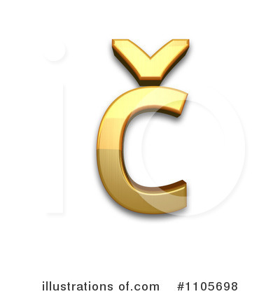 Royalty-Free (RF) Gold Design Elements Clipart Illustration by Leo Blanchette - Stock Sample #1105698