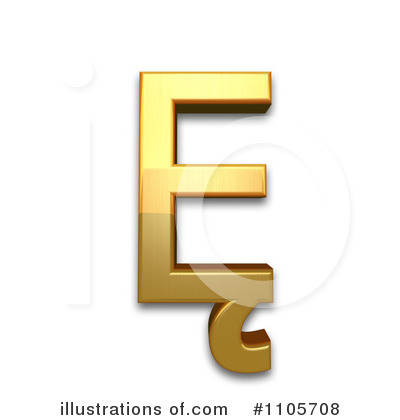 Royalty-Free (RF) Gold Design Elements Clipart Illustration by Leo Blanchette - Stock Sample #1105708